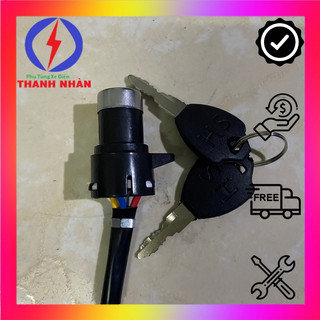 Ổ Khóa Điện Xe 2 Yên Chuyên Dụng Cho Xe Đạp Điện Xe 2 yên Xe cỏ