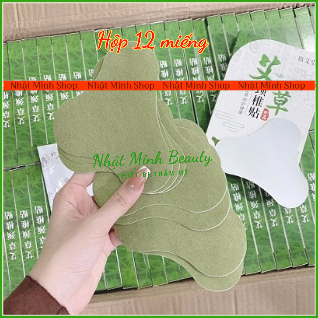 Hộp 12 miếng dán cổ vai gáy giảm đau nhức, thải độc tố cơ thể (tách lẻ)