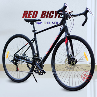 Giá Xả Kho - Xe Đạp Đua Life SALAH Khung Nhôm| Road Bike Tay Cong Đề Shimano có Phanh Phụ