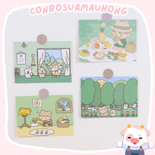 Set ảnh postcard cô gái decor trang trí a.2