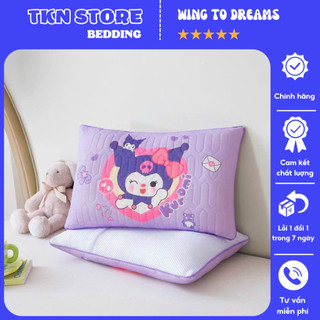 Gối điều hòa 5D cho bé siêu xinh thấm hút mồ hôi , gối cho bé chất liệu tencel cao cấp kích thước 30x50cm