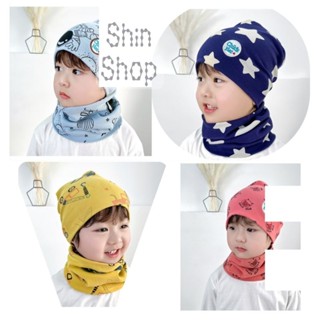 (Quảng Châu xịn) Sét Khăn + Mũ Len Cotton, nón len giữ ấm mềm mịn cho bé trai, bé gái từ 1 đến ngày 12 tuổi