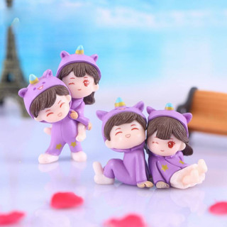 Mô hình tiểu cảnh mini 🎀 Cặp đôi trai gái hạnh phúc