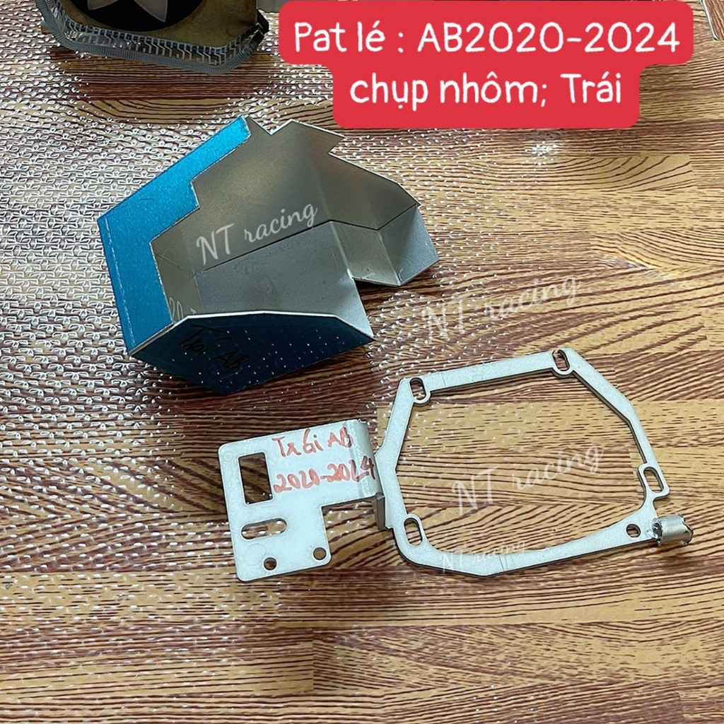 Pat , chụp nhôm dùng gắn bi cầu led cho xe Ab , winner x , Sh , Vario