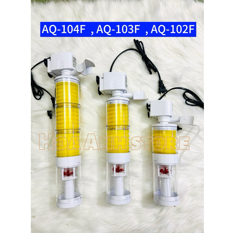 (HCM) SOBO AQ-Máy bơm lọc chìm hút cặn thổi oxy HỒ CÁ SOBO AQ-101F AQ-102F AQ-103F AQ-104F làm trong