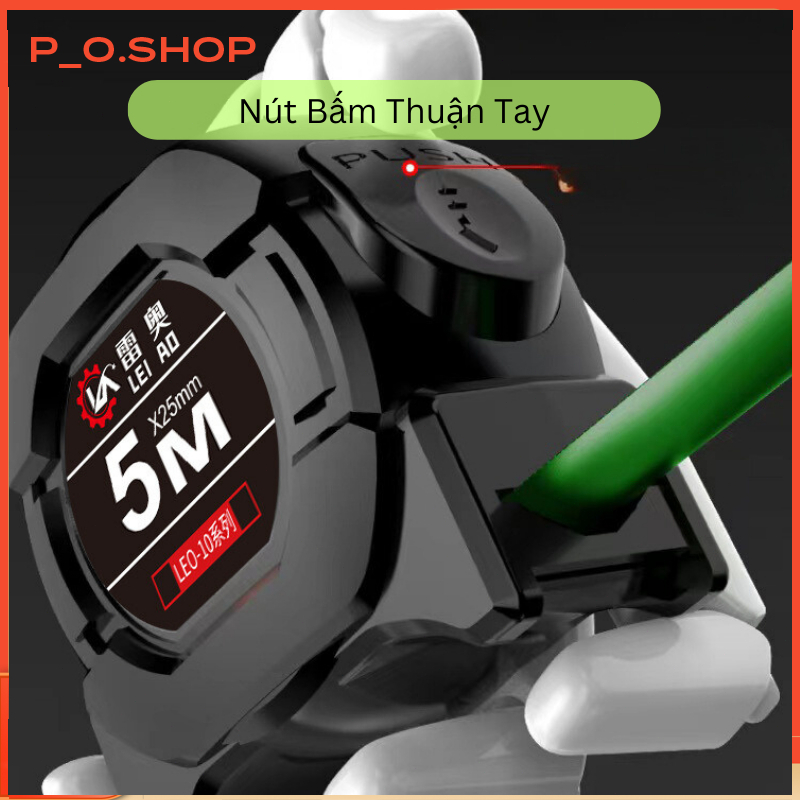 【🔥Rẻ】Thước Cuộn Thép, Thước Kéo, Thước Rút Bằng Thép Carbon, Phủ Huỳnh Quang Có Thể Nhìn Trong Tối L