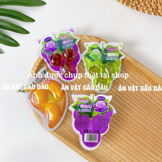 Kẹo dẻo 4d trái cây vị nho / kẹo chip dẻo nhân chảy