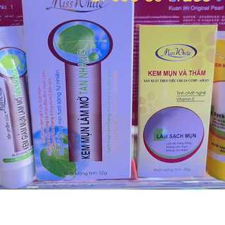 Kem mụn và thâm miss tuýp