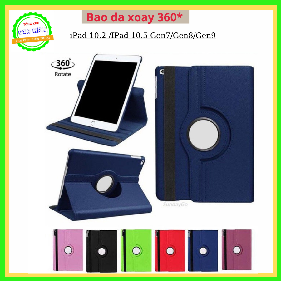 Bao da xoay 360* iPad 10.2 /IPad 10.5 Gen7/Gen8/Gen9