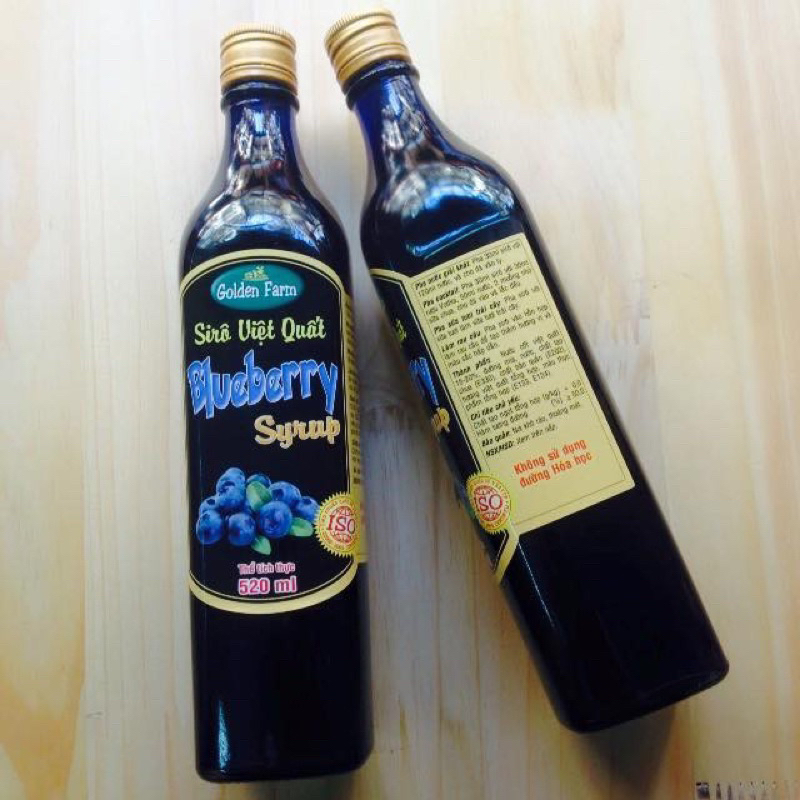 Siro Golden Farm việt quất 520ml