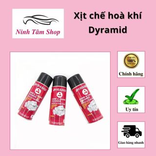 1 thùng (12 chai) Xịt chế hòa khí ô tô, xe máy DYRAMID  450ml