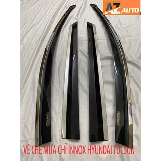Huyndai Tucson 2019-2024  Vè che mưa chỉ inox cao cấp