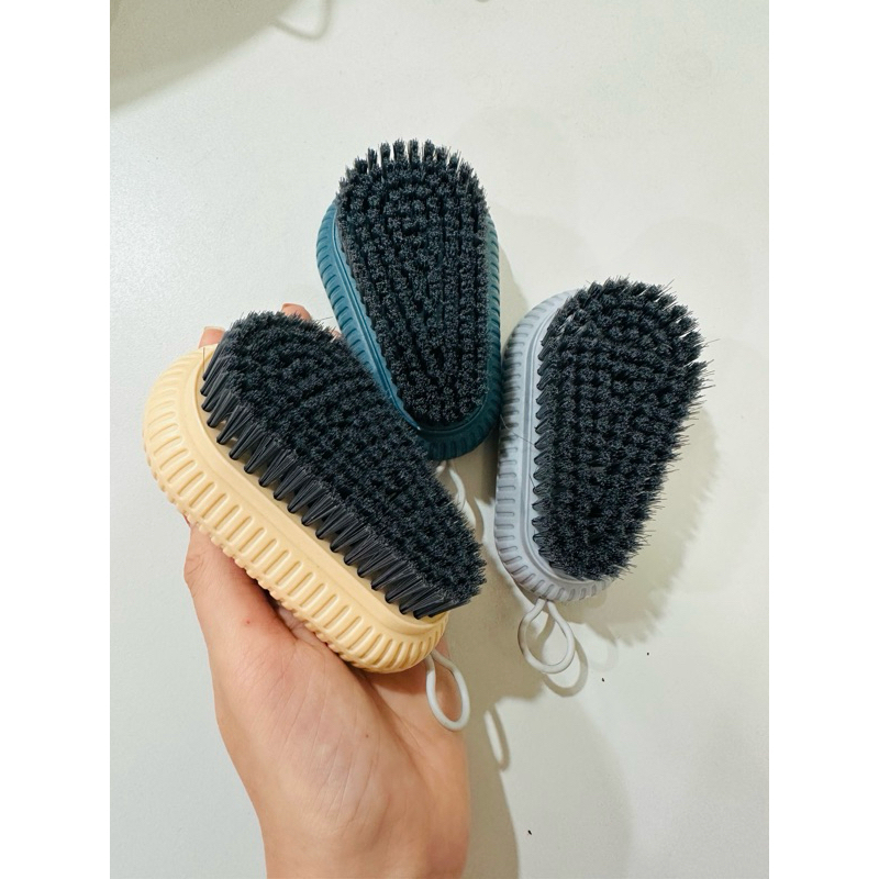Bàn Chải Hạt Đậu Giặt Đồ, Chà Sàn Tiện Dụng Phong Cách Bắc Âu Sợi Cao Cấp - Lông Mềm Mại