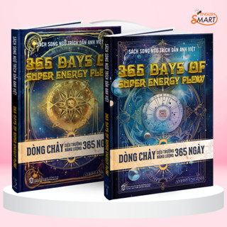 Bộ 2 Sách Song Ngữ Anh-Việt [Tặng Kèm Audio] Dòng Chảy Siêu Trường Năng Lượng 365 Ngày- 365 Days Of Supper Energy Flow