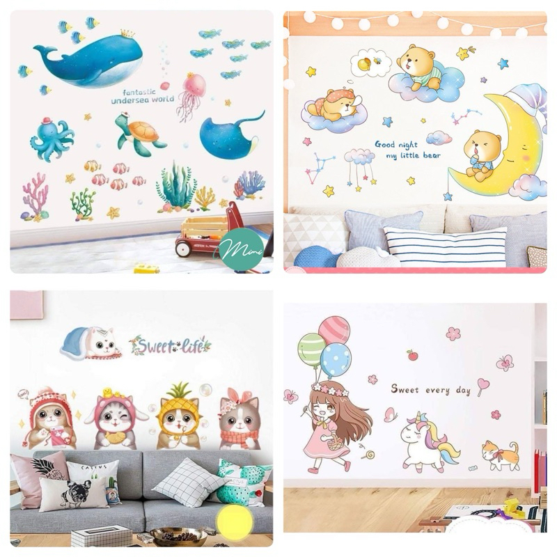 Decal dán tường phòng ngủ cho bé