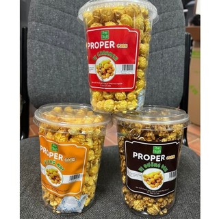 Bắp rang bơ proper corn các vị phomai/đường đen/caramel hộp khổng lồ- hạt bắp to bự, giá tiết kiệm- nguyên liệu