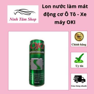 Nước làm mát động cơ Ô Tô - Xe máy OKI dành cho mọi loại xe (màu xanh) 500ml