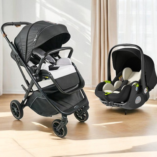 Combo Bộ Xe đẩy nôi Q7 và nôi xách tay 2 tư thế kiêm ghế ô tô cao cấp, Xe 2 chiều 3 tư thế dùng cho bé từ sơ sinh đến 4T