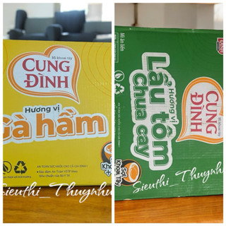 thùng Mì tôm Cung Đình đủ vị gói 80g - Ăn là mê