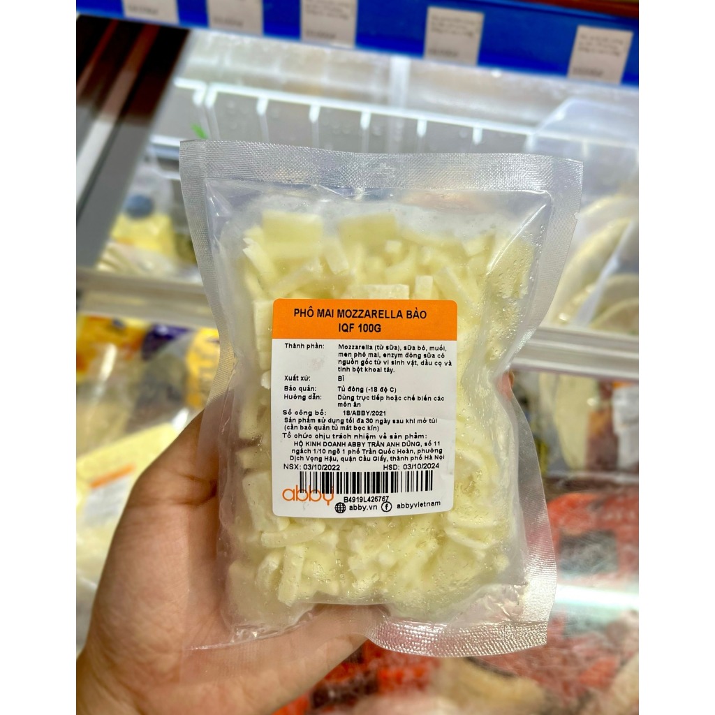 Phô mai mozzarella bào 100g