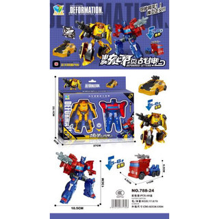 [Rẻ Vô Địch] Robot Optimus Transphomers Biến Hình Ô Tô, Máy Bay Jia Bang
