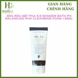 Sữa rửa mặt pha 5.5 wonder bath ph balancing pha cleansing foam 130ml