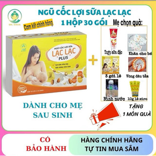 Ngũ Cốc Lợi Sữa Lạc Lạc Plus Hộp 30 Gói