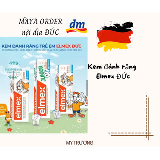 Kem đánh răng elmex cho bé 0-2,2-6, nội địa đức