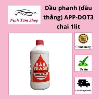 Dầu phanh ( dầu thắng) APP-DOT3 chai 1lit