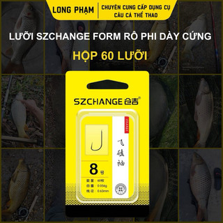 LƯỠI SZCHANGE KO NGẠNH FORM RÔ PHI DÀY CỨNG ( HỘP 60 LƯỠI )