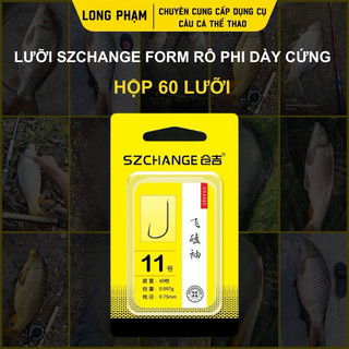 LƯỠI SZCHANGE KO NGẠNH FORM RÔ PHI DÀY CỨNG ( HỘP 60 LƯỠI )