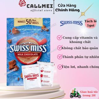 Sữa bột uống cacao swiss miss milk chocolate mỹ - tách lẻ