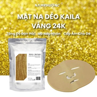  Mặt Nạ Dẻo Kaila Vàng 24K Tăng Độ Đàn Hồi Mờ Nếp Nhăn Cấp Ẩm Cho Da 1000gr 