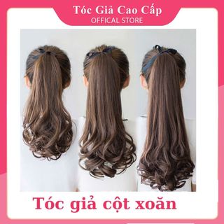 Tóc giả cột xoăn đuôi 🆓FREESHIP🆓 053L