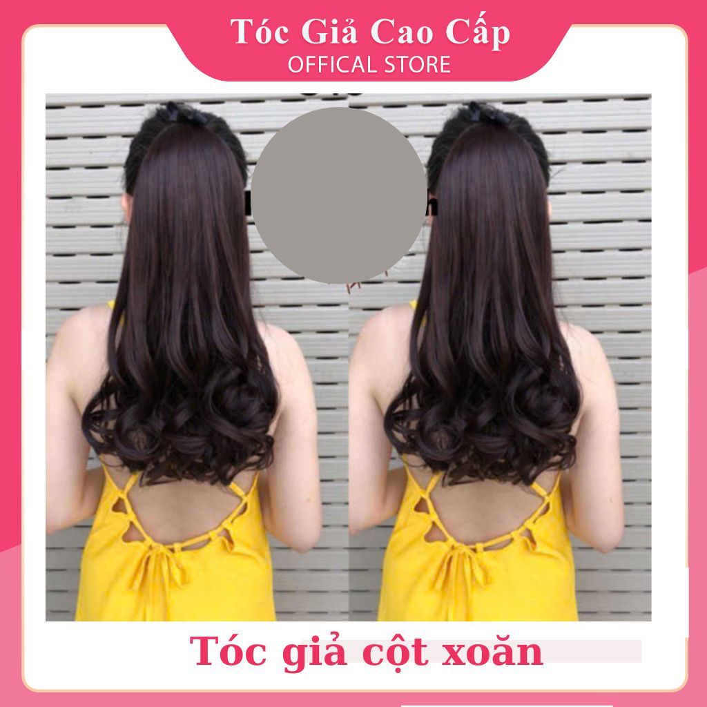 Tóc giả cột xoăn đuôi 🆓FREESHIP🆓 053L