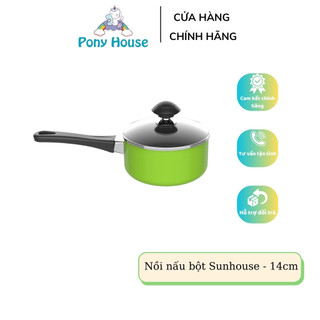 Nồi Nấu Bột Chống Dính Sunhouse - Nồi Quánh Bột, Cháo Ăn Dặm Cho Bé 14cm