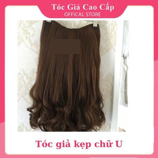 Tóc giả kẹp ❤️FREESHIP❤️kẹp chữ u xoăn dợn đuôi u10