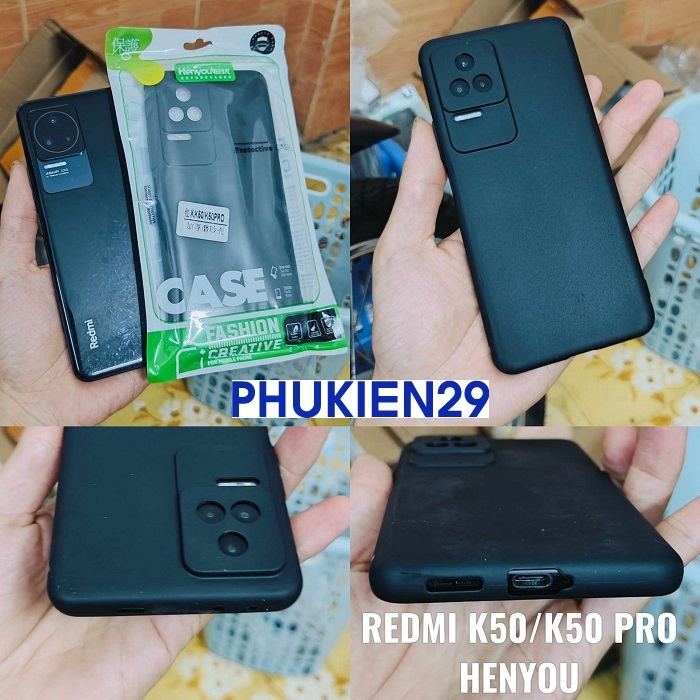 [REDMI K50/ K50 PRO] Ốp lưng silicon dẻo cao cấp Henyou