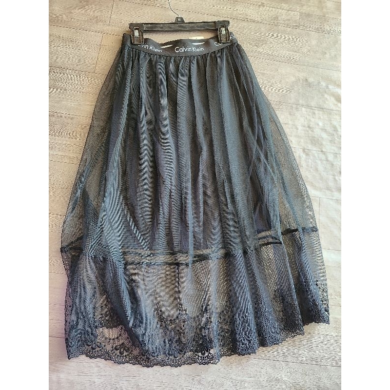 Chân váy ren nữ lưng thun size S