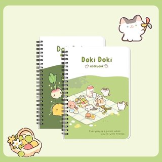 Sổ lò xo A4 Hải Tiến 300 trang DOKI DOKI 8540 - Kích thước 210 x 297 mm, Định lượng 70gsm