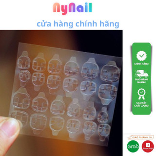 Bộ 24 Sticker Dán Móng Tay Bằng Silicon sét 10 vỉ