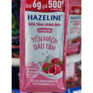 Combo 2 dây x 12 gói sữa tắm Hazeline