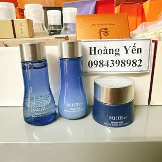 Set sum xanh mini 3 sp tách set (hàng nội Hàn, không có tem của Việt Nam)