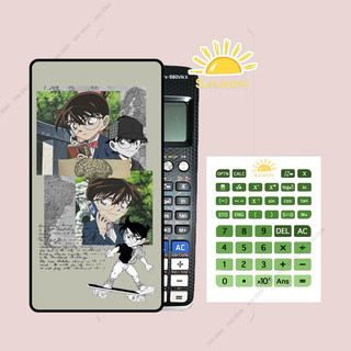 Hình conan dán máy tính casio 880