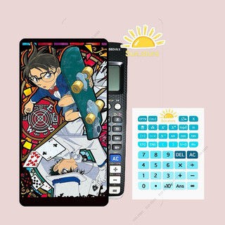 Hình conan dán máy tính casio 880