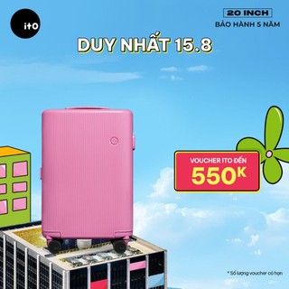 Vali xách tay ITO Pistachio 2 Stripe 20-inch Lightweight Hard Shell với khóa TSA