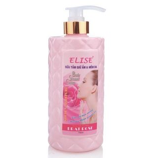 SỮA TẮM TRẮNG DA, THƠM DỊU ELISE 850ML