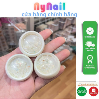 Xà cừ Nail trắng , ẩn móng đắp gel đắp bột Phụ kiện nail