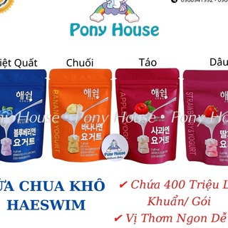 Sữa chua khô sấy lạnh Haeswim Hàn Quốc cho bé từ 7 tháng Siêu Ngon, Dễ Ăn