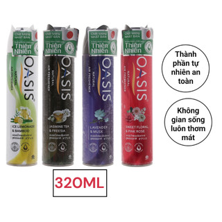 Xịt phòng OASIS Natural Hương thơm từ thiên nhiên